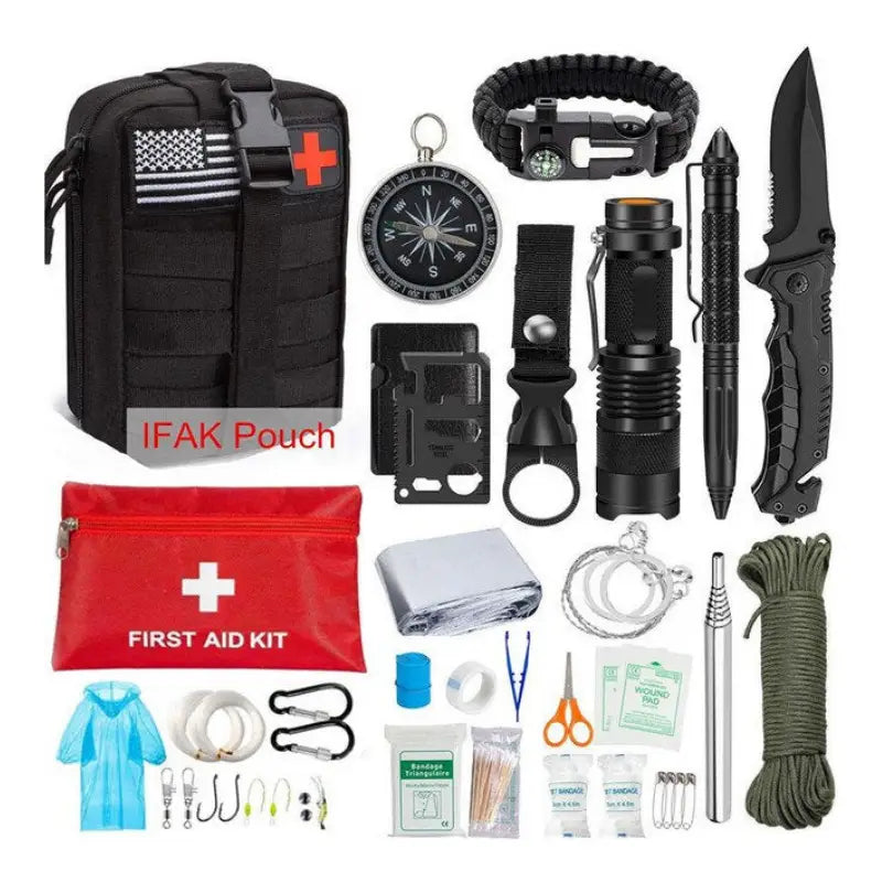 Trousse de premiers secours Portable, Kit d'auto-défense, sac médical  d'urgence de Camping en plein air randonnée, Kit de survie étanche, sac à  main vide