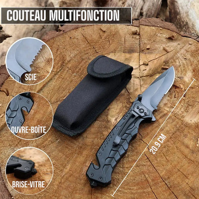 KIT DE SURVIE - FOURNITURES D’URGENCE TACTIQUE MULTIFONCTION