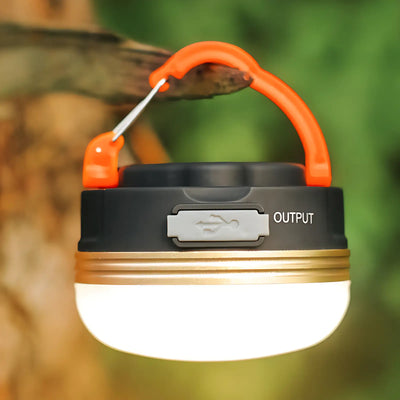 Lampe de camping avec crochet de suspension