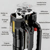 Lampe torche led longue portee