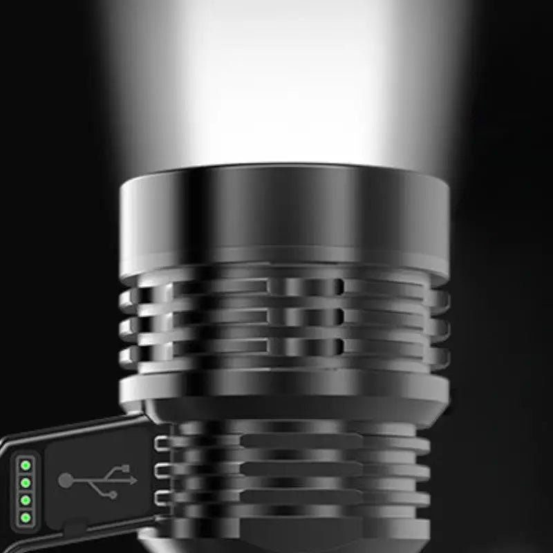 Lampe torche led ultra puissante rechargeable militaire