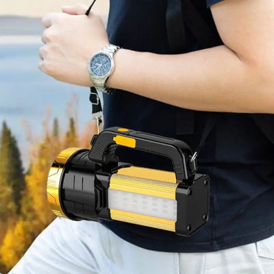 Lampe torche puissante cave
