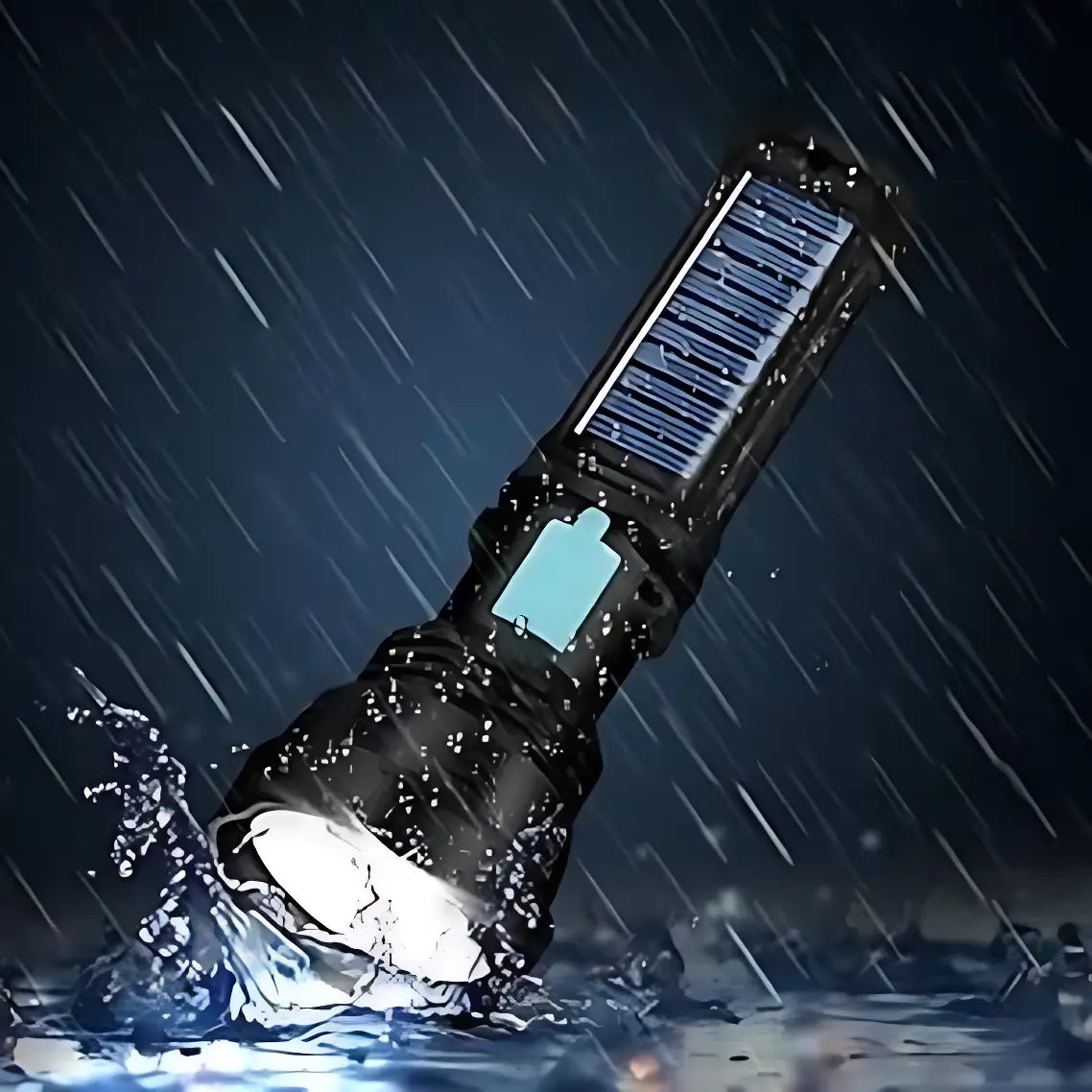 Lampe torche solaire puissante
