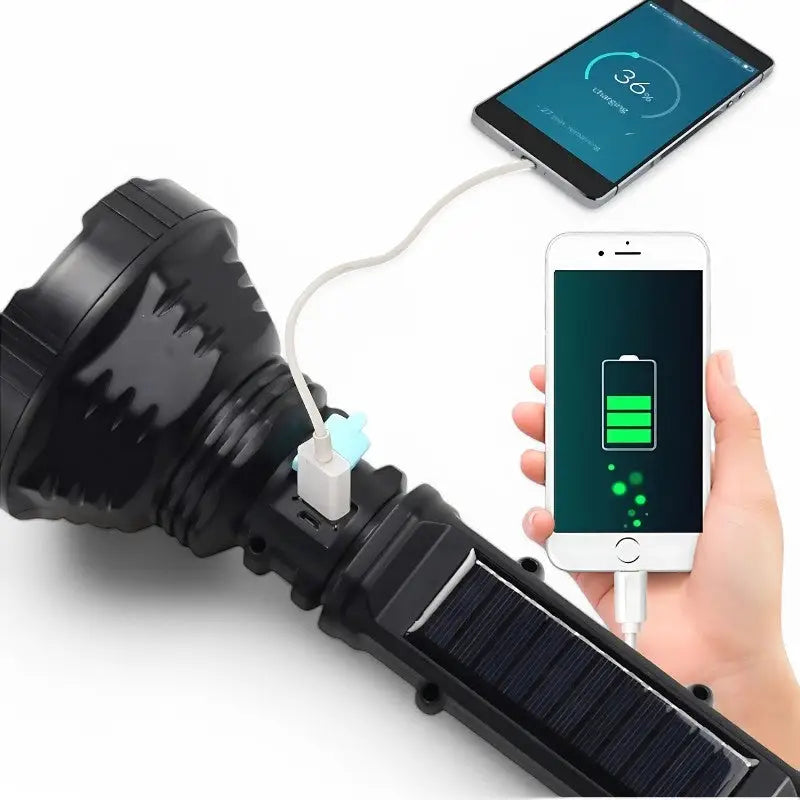 Lampe torche solaire puissante