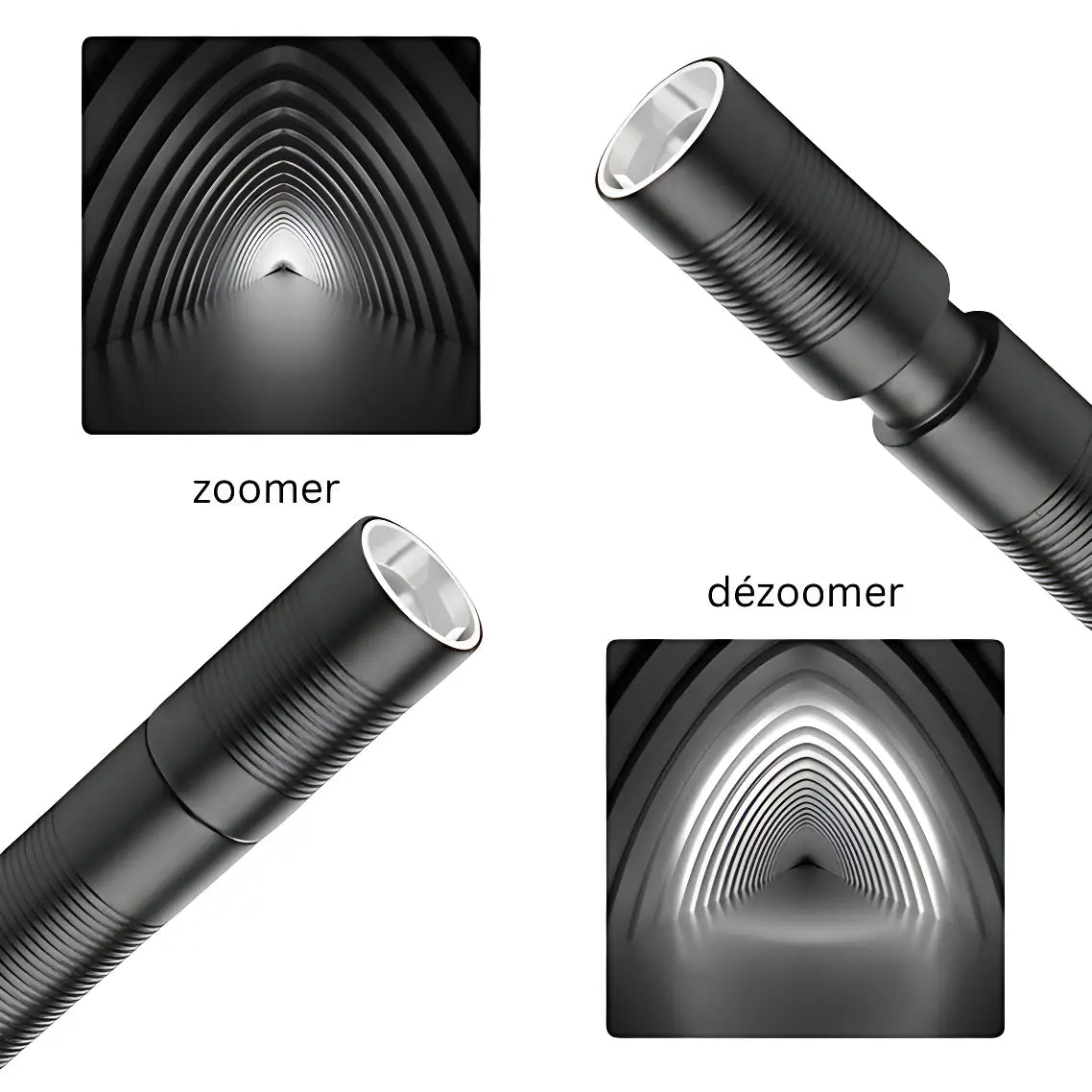 Lampe torche stylo rechargeable