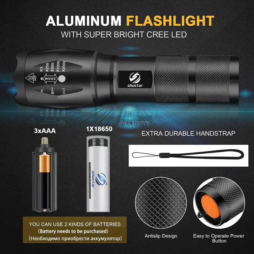 LAMPE TORCHE TACTIQUE