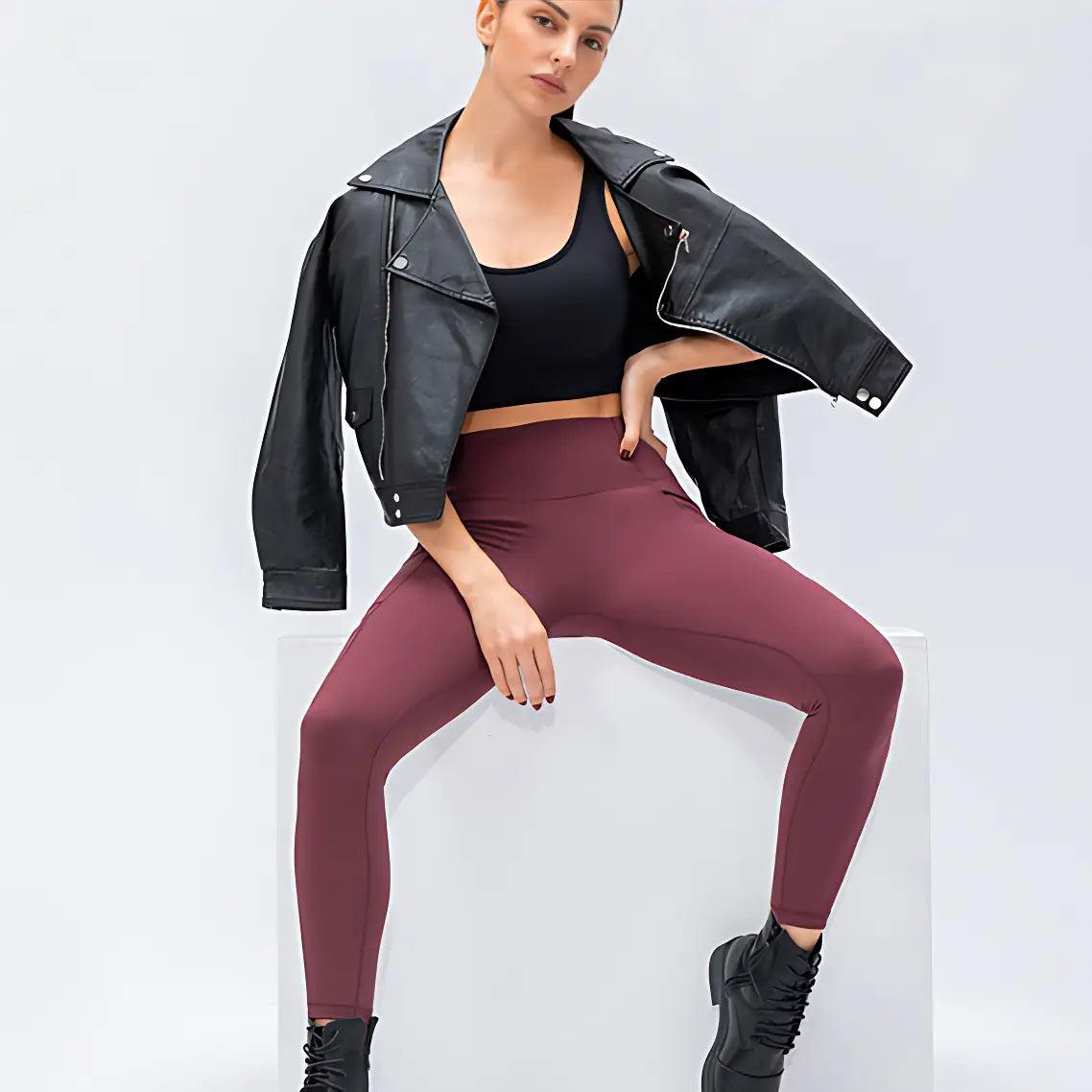 Legging randonnée femme poche zippée