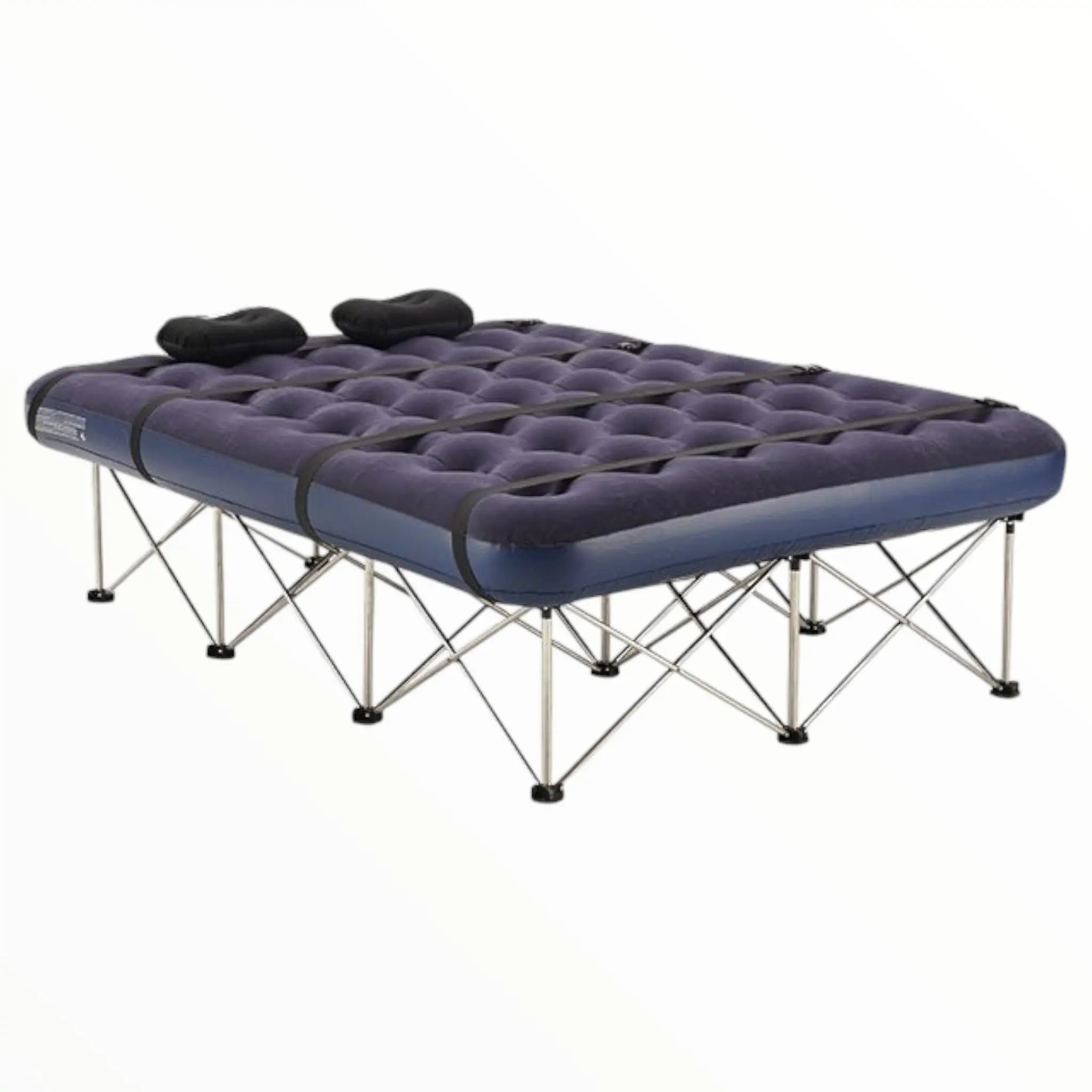 Lit de camp pliable 2 places