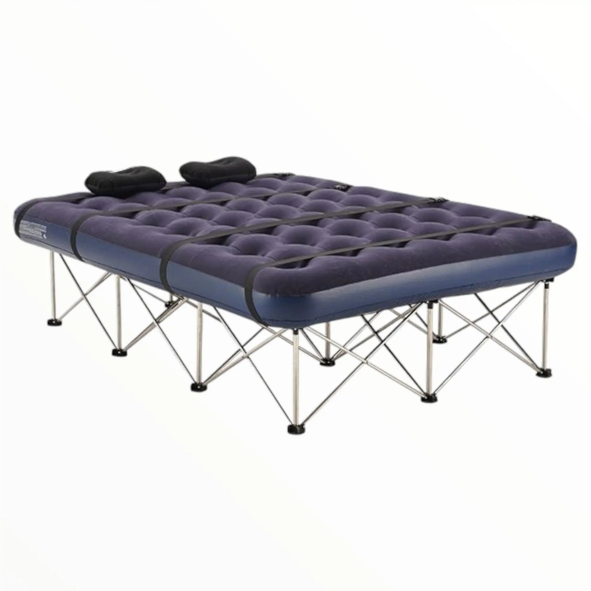 Lit de camp pliable 2 places