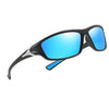 Lunette de soleil homme polarisé bleu
