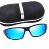 Lunette de soleil homme polarisé bleu
