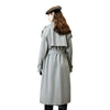 Manteau long militaire femme