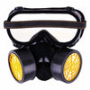 MASQUE NRBC - MASQUE RESPIRATOIRE DOUBLE AVEC LUNETTES DE PROTECTION