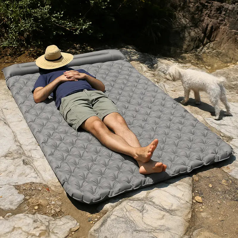 Matelas autogonflant double