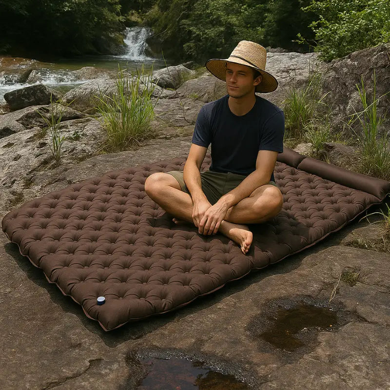 Matelas autogonflant double