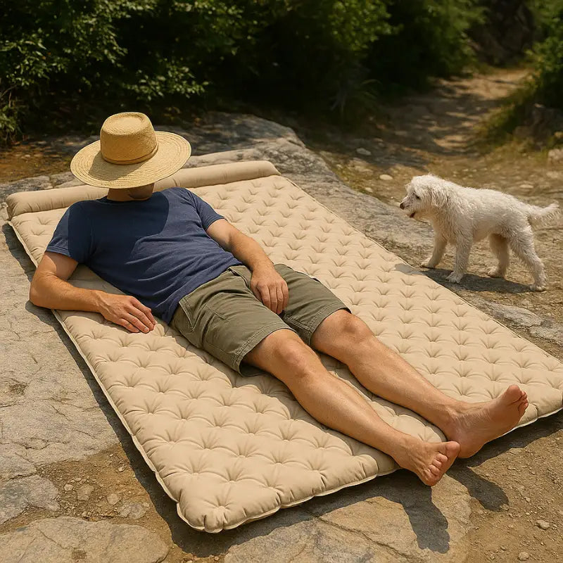 Matelas autogonflant double