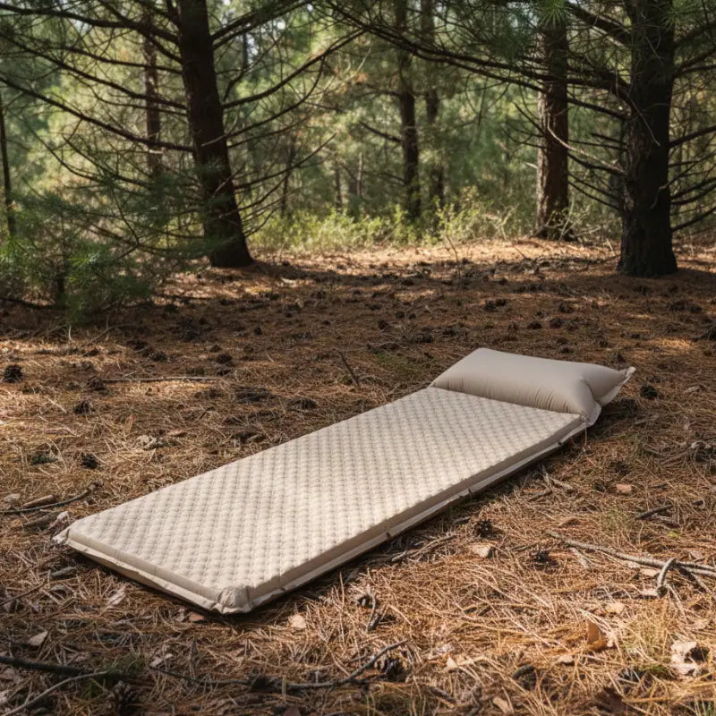 Matelas autogonflant simple 5 cm beige