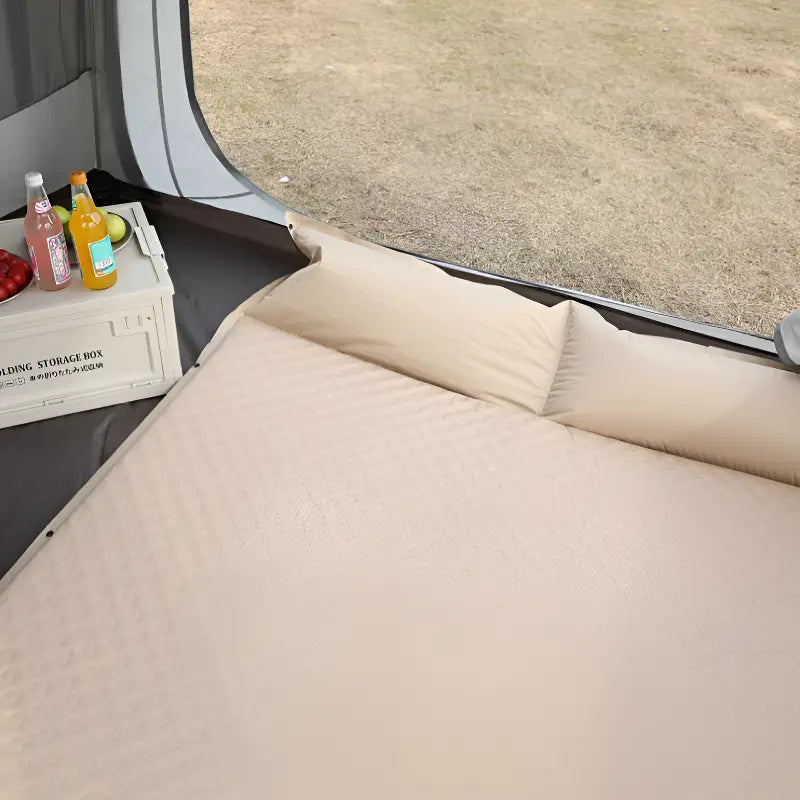 Matelas autogonflant simple 5 cm beige