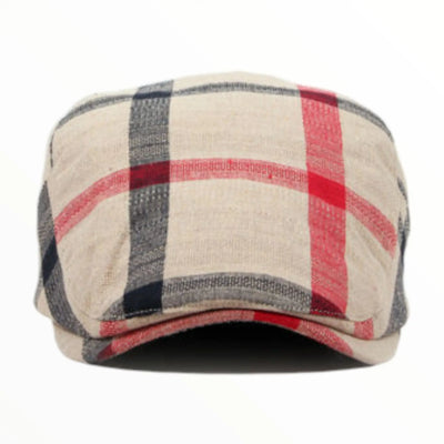 Militaire beret à carreaux