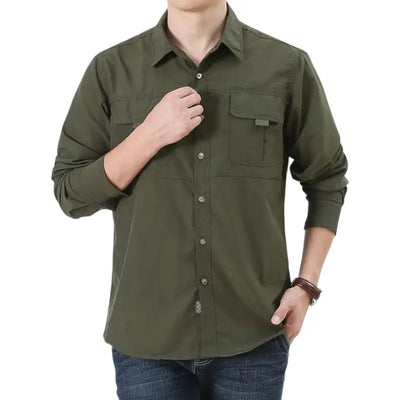 Militaire homme chemise