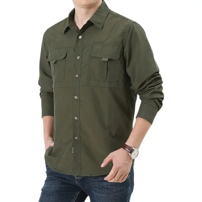 Militaire homme chemise