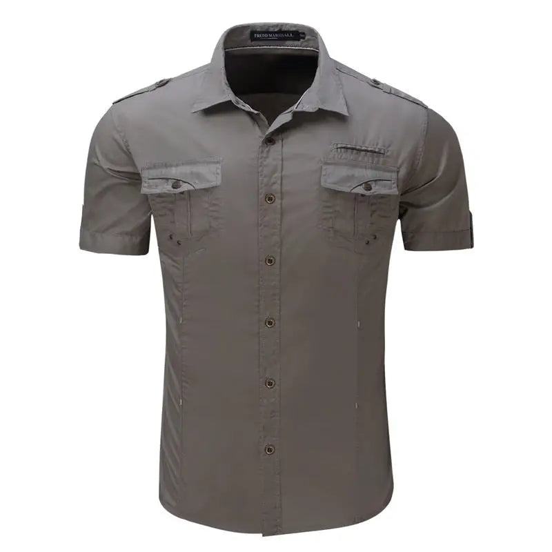Chemise Motif Tropical Chemise Sécurité Militaire Armyoutdoorshop - Motif Tropical | 100% Coton | Manches Longues Style Décontracté Robuste Chemise Motif Tropical Chemise Sécurité Militaire Armyoutdoorshop - Motif Tropical | 100% Coton | Manches Longues Style Décontracté Robuste