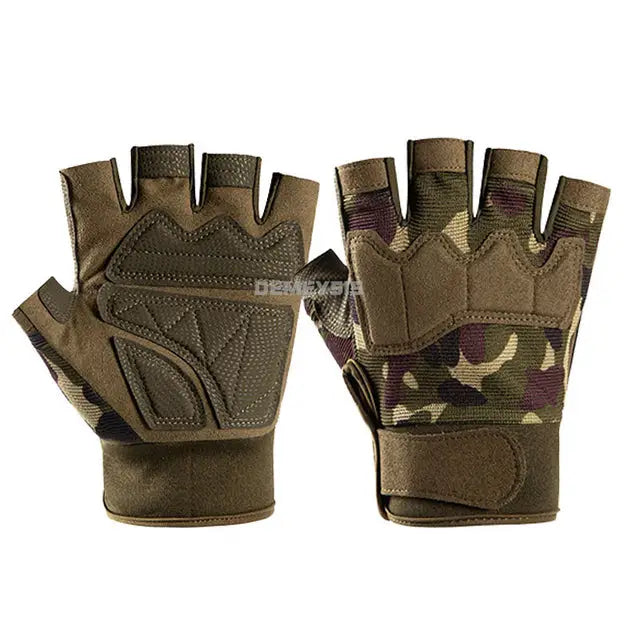 Military gloves fingerless