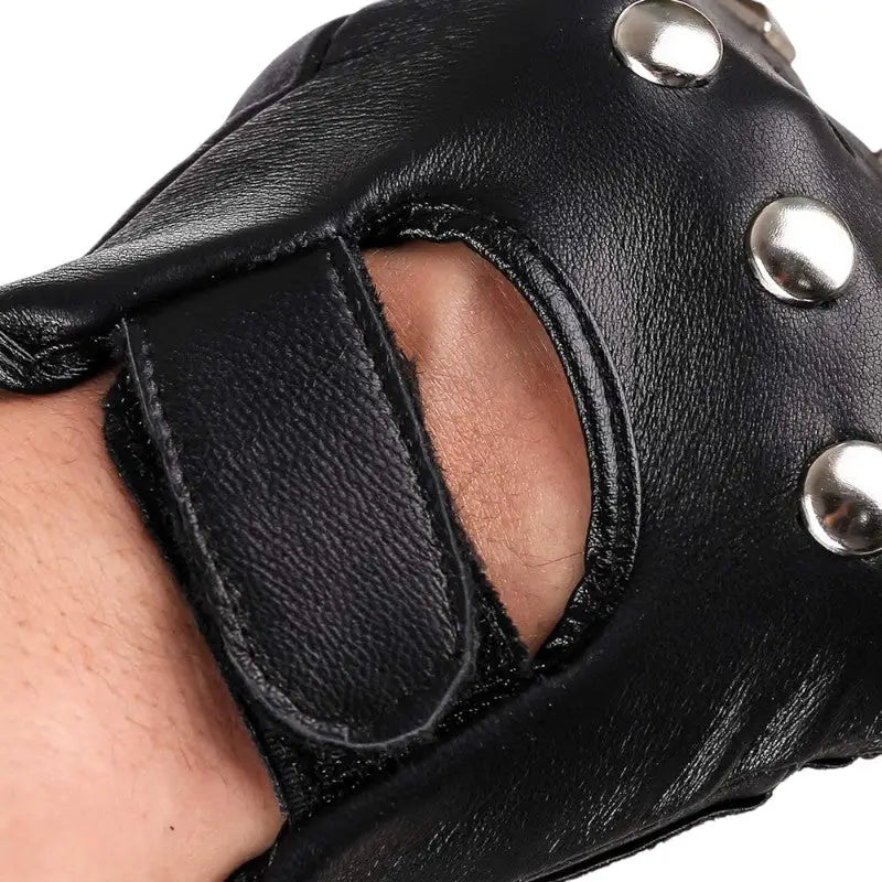 Mitaine homme cuir synthétique