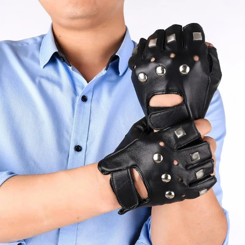 Mitaine homme cuir synthétique