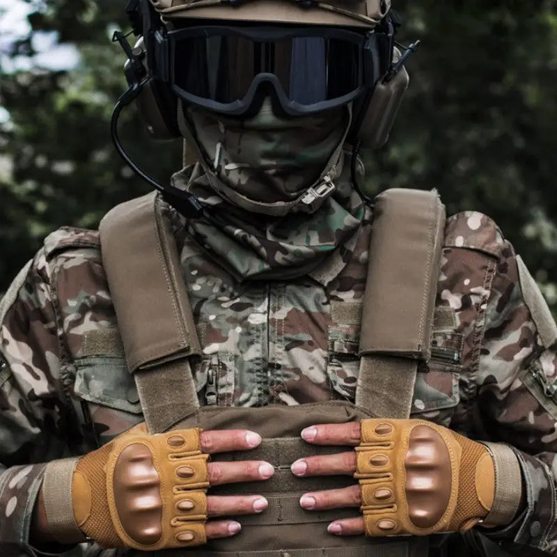 Mitaine militaire résistante femme