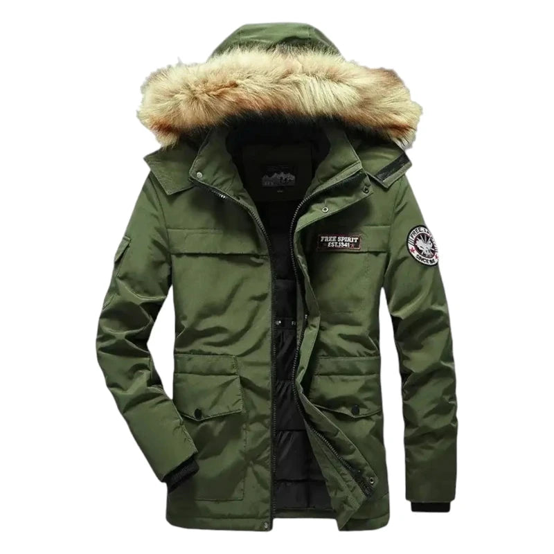 Mode parka militaire pour homme