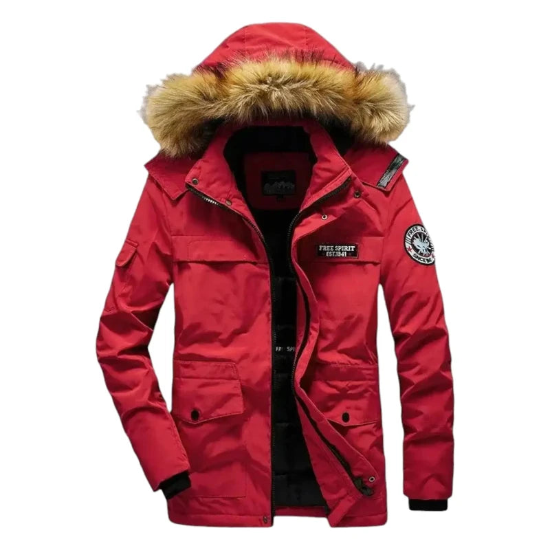 Mode parka militaire pour homme
