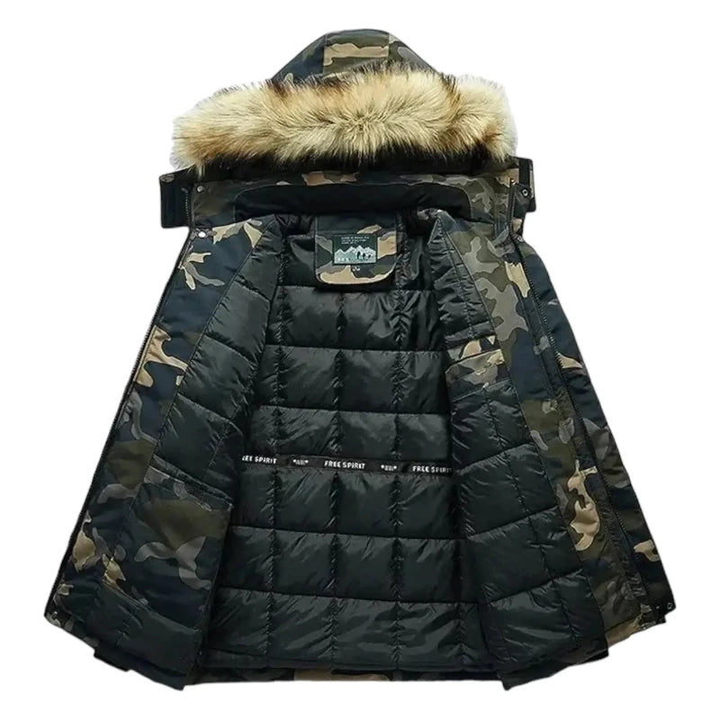 Mode parka militaire pour homme