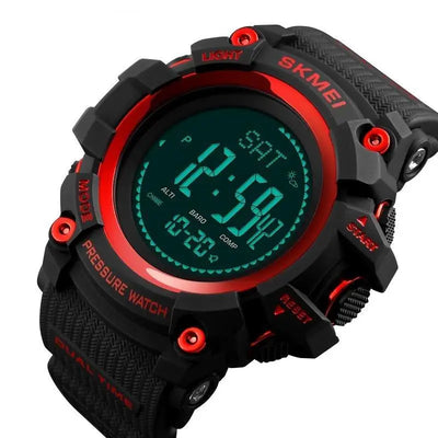 Montre homme sport militaire avec baromètre et boussole