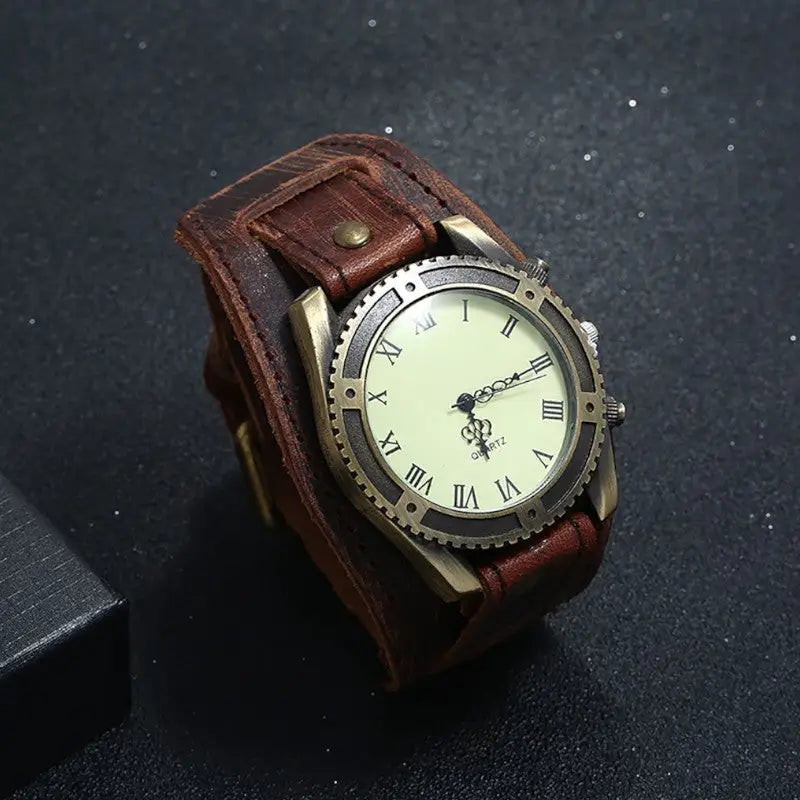 Montre style vintage homme