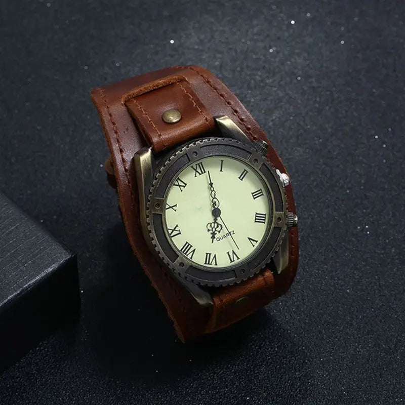 Montre style vintage homme