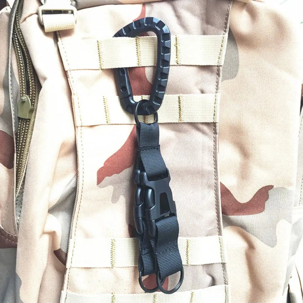 MOUSQUETON PORTE-CLÉS MILITAIRE