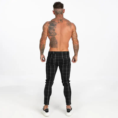 Noir pantalon treillis militaire