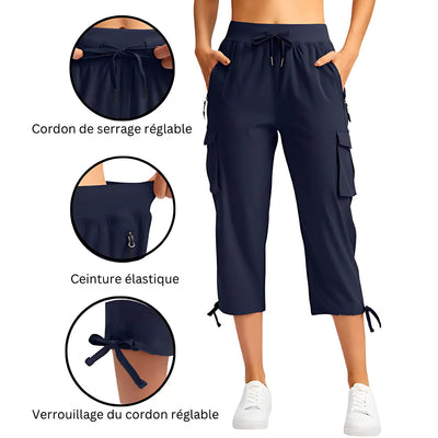 Pantalon 3/4 randonnée femme