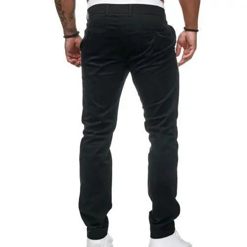 Pantalon treillis blanc homme