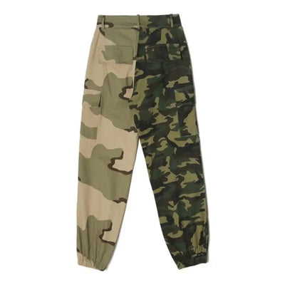 Pantalon treillis camouflage femme