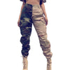 Pantalon treillis camouflage femme