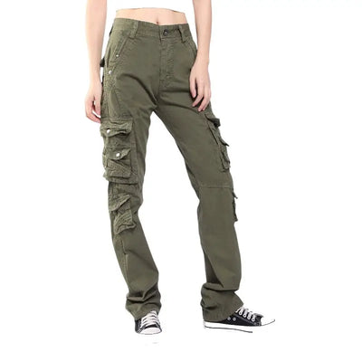 Pantalon treillis militaire femme