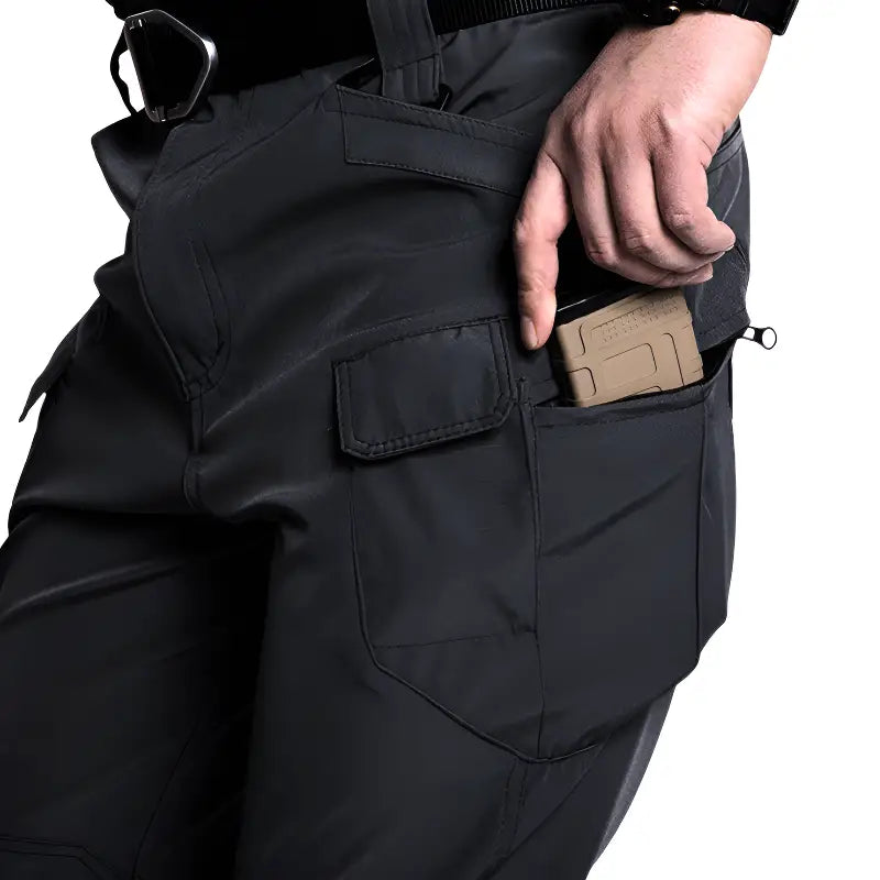 Pantalon treillis noir