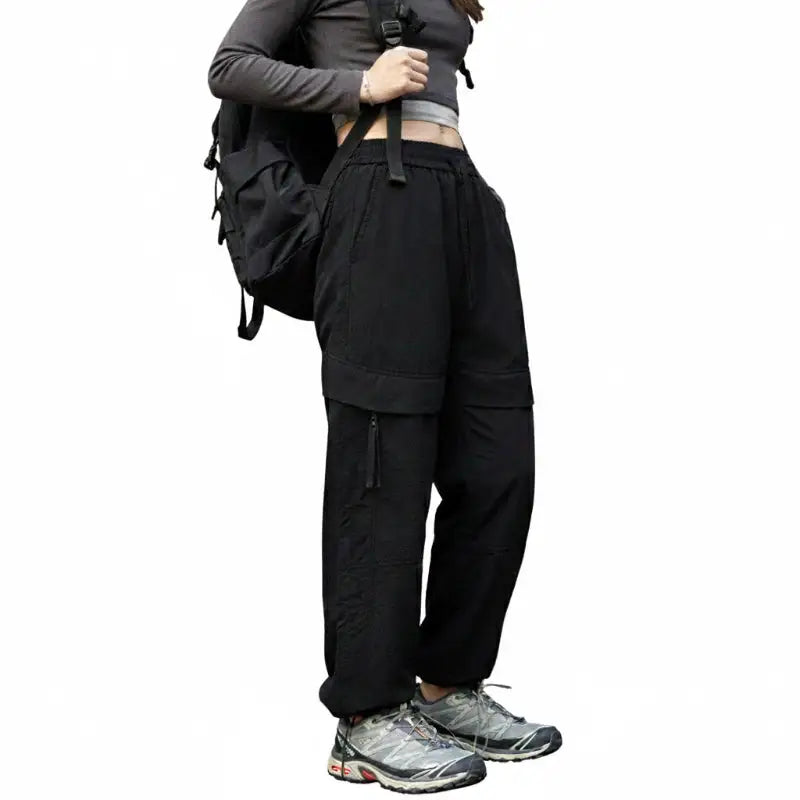 Pantalon trekking femme large