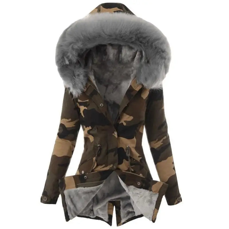 Parka femme militaire