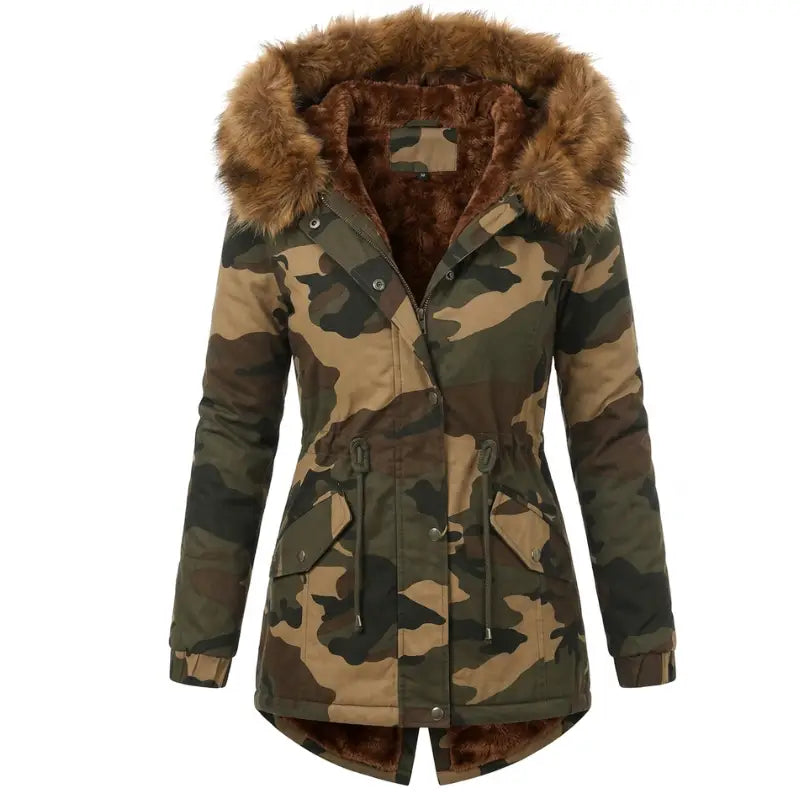 Parka femme militaire