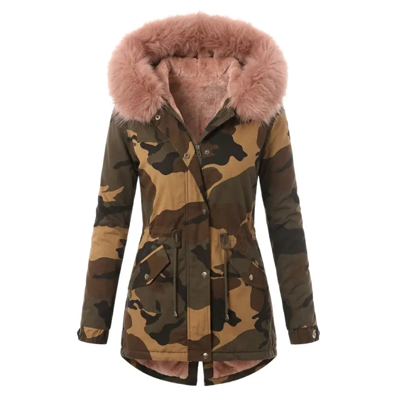 Parka femme militaire