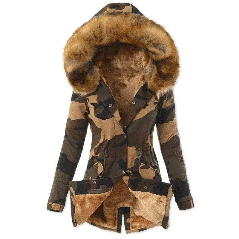 Parka femme militaire
