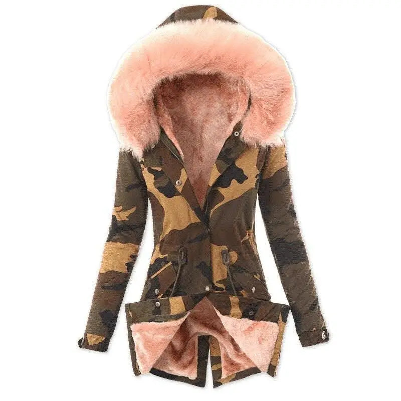 Parka femme militaire
